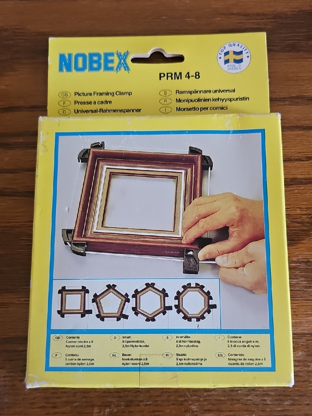 NOBEX Picture Framing Clamp Set Tote L